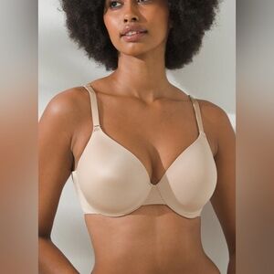 NWT Soma Vanishing Back Full Coverage Adobe Rose Bra Size 36DD Firm